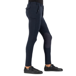 Calça de equitação Euro-star Gabriel Grip Connect Knee Noite Azul-marinho Calça de equitação Euro-star Gabriel Grip Connect Knee Noite Azul-marinho