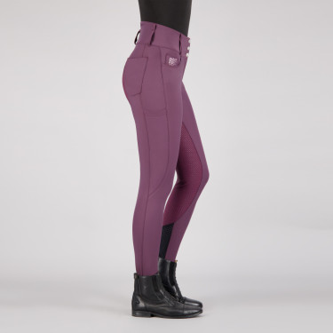Calça de equitação Euro-star Indigo cintura alta FullGrip Calça de equitação Euro-star Indigo cintura alta FullGrip