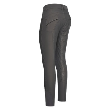 Calça de equitação HV Polo Ellen FullGrip Cinza final Cinzento Calça de equitação HV Polo Ellen FullGrip Cinza final Cinzento