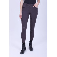 Calça de equitação HV Polo Ellen FullGrip Cinza final Cinzento Calça de equitação HV Polo Ellen FullGrip Cinza final Cinzento