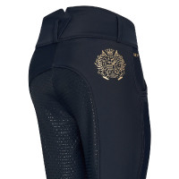 Calça de equitação HV Polo Favouritas Luxury FullGrip Marinho Azul-marinho Calça de equitação HV Polo Favouritas Luxury FullGrip Marinho Azul-marinho
