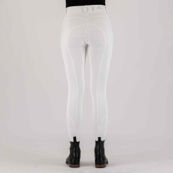 Calça de equitação HV Polo Miranda FullGrip Branco