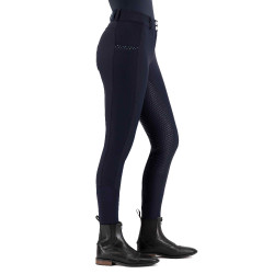 Calça de equitação HV Polo Miranda FullGrip Marinho Azul-marinho