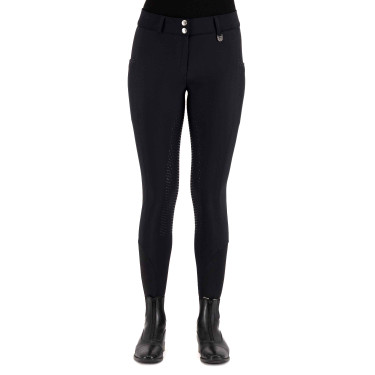 Calça de equitação HV Polo Miranda FullGrip Preto Calça de equitação HV Polo Miranda FullGrip Preto