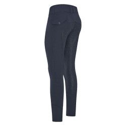 Calça de equitação HV Polo Nadine FullGrip Marinho Azul-marinho