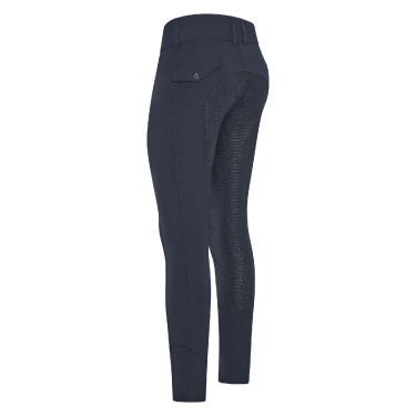Calça de equitação HV Polo Nadine FullGrip Marinho Azul-marinho