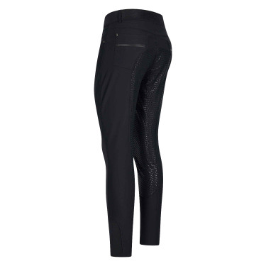 Calça de equitação HV Polo Nicky FullGrip Preto