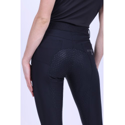 Calça de equitação HV Polo Nicky FullGrip Preto