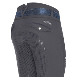 Calça de equitação HV Polo Valeska FullGrip Marinho Azul-marinho Calça de equitação HV Polo Valeska FullGrip Marinho Azul-marinho