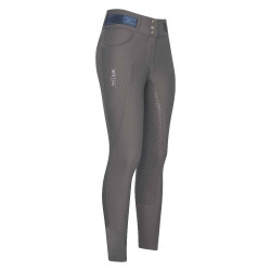 Calça de equitação HV Polo Valeska FullGrip Cinza final Cinzento Calça de equitação HV Polo Valeska FullGrip Cinza final Cinzento