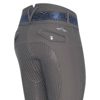 Calça de equitação HV Polo Valeska FullGrip Cinza final Cinzento Calça de equitação HV Polo Valeska FullGrip Cinza final Cinzento