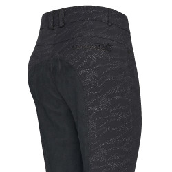 Calça de equitação Imperial Riding El Capone AOP Full Zebra negra Preto Calça de equitação Imperial Riding El Capone AOP Full Zebra negra Preto