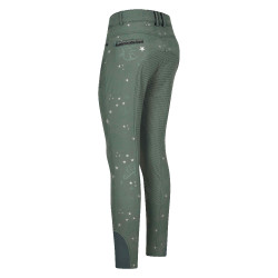 Calça de equitação Imperial Riding El Capone winterwarm AOP FullGrip Sálvia negra Verde Calça de equitação Imperial Riding El Capone winterwarm AOP FullGrip Sálvia negra Verde