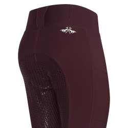Legging de equitação HV Polo Classic FullGrip Baía negra Bord&amp;ocirc;
