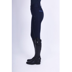 Legging de equitação Imperial Riding Shiny Sparks FullGrip Marinho Azul-marinho Legging de equitação Imperial Riding Shiny Sparks FullGrip Marinho Azul-marinho