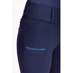 Legging de equitação Imperial Riding Shiny Sparks FullGrip Marinho Azul-marinho Legging de equitação Imperial Riding Shiny Sparks FullGrip Marinho Azul-marinho