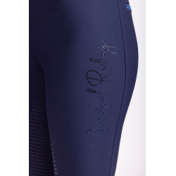 Legging de equitação Imperial Riding Shiny Sparks FullGrip Marinho Azul-marinho Legging de equitação Imperial Riding Shiny Sparks FullGrip Marinho Azul-marinho