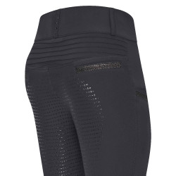 Legging de equitação Imperial Riding Shiny Sparks FullGrip Preto