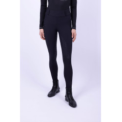 Legging de equitação Imperial Riding Shiny Sparks FullGrip Preto