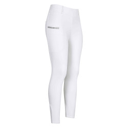 Legging de equitação Imperial Riding Shiny Sparks FullGrip Branco