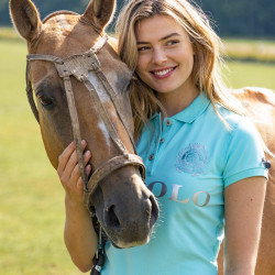 Camiseta polo Favouritas EQ HV Polo Tiffany Verde