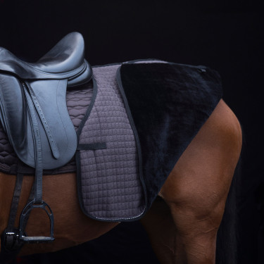 Protetor de rins quadrado HV Polo Franka Taupe Escuro Castanho