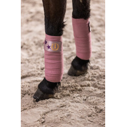 Bandagens de polo Imperial Riding Cosmic Sparkle Rosa chique