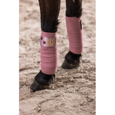 Bandagens de polo Imperial Riding Cosmic Sparkle Rosa chique