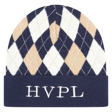 Bonnet HV Polo Argyle Marine