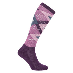 Meias Imperial Riding Classic Twist Floração rosa