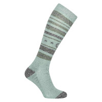 Meias Imperial Riding Stripy Sparkle Verde sálvia