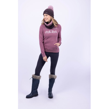 Cachecol tubular HV Polo Yara Malva / moka