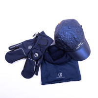 Cachecol tubular Imperial Riding Bright Reflection Marinho Azul-marinho