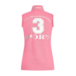 Camiseta polo sem mangas Favouritas HV Polo Rosa potente