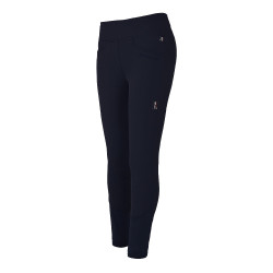 Calça Kingsland Pull-on Classic KLkatja com fundo integral feminino Marinho Azul-marinho