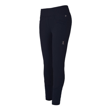 Calça Kingsland Pull-on Classic KLkatja com fundo integral feminino Marinho Azul-marinho