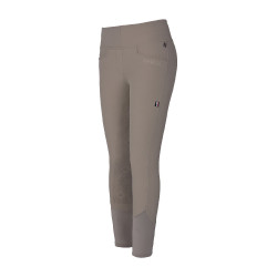 Calça Kingsland Pull-on Classic KLkatja com fundo integral feminino KL Bege Castanho