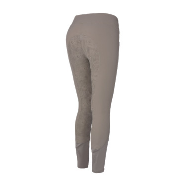 Calça Kingsland Pull-on Classic KLkatja com fundo integral feminino KL Bege Castanho