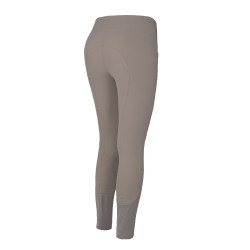 Calça Kingsland Classic KLkatja Pull-on com reforço para mulher KL Bege Castanho