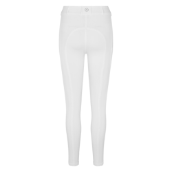 Calça de equitação Kingsland KLkaya com knee grip feminina Branco