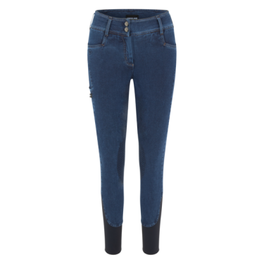 Calça Kingsland KLkayce com grip no joelho imitação jeans feminina Calça Kingsland KLkayce com grip no joelho imitação jeans feminina