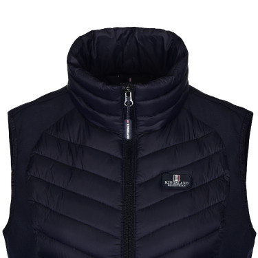 Colete acolchoado Kingsland Classic sem mangas híbrido feminino Colete acolchoado Kingsland Classic sem mangas híbrido feminino