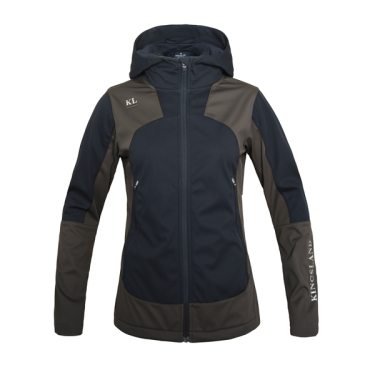 Casaco Kingsland KLeliza com capuz em softshell feminino