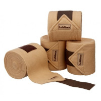 Bandagens de polo para pónei LeMieux Bege / marrom Bandagens de polo para pónei LeMieux Bege / marrom