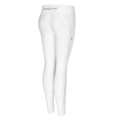 Legging de equitação feminino Kingsland KLkatinka full grip Branco