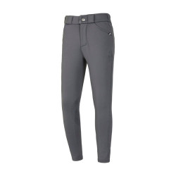 Calça Kingsland Kian Trekkers Grips Joelhos menino Cinza com riscas finas