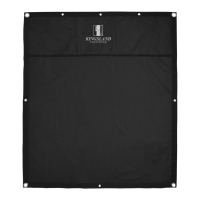 Cortina de estábulo Kingsland clássica Preto Cortina de estábulo Kingsland clássica Preto