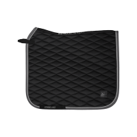 Sela Kingsland KLelin acolchoada com losangos bordados Dressage Preto