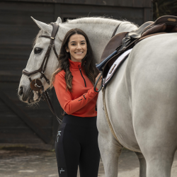 Legging d’équitation Kingsland KLGerrica à fond intégral femme Marine