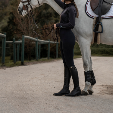 Legging de equitação Kingsland KLGerrica com culote completo feminino Legging de equitação Kingsland KLGerrica com culote completo feminino